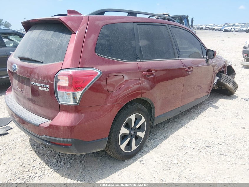 2017 Subaru Forester VIN JF2SJAGC9HH553935 IAAI salvage auction — SIDE, Salvage Title, sold $25 on 2026-07-23 (photo 4)