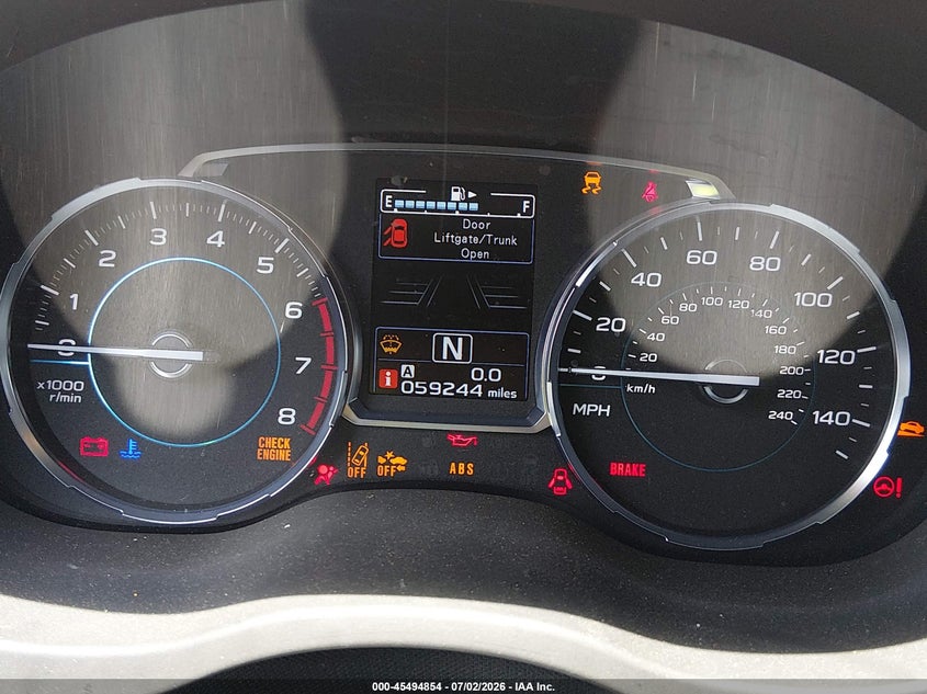 2017 Subaru Forester VIN JF2SJAGC9HH553935 IAAI salvage auction — SIDE, Salvage Title, sold $25 on 2026-07-23 (photo 7)