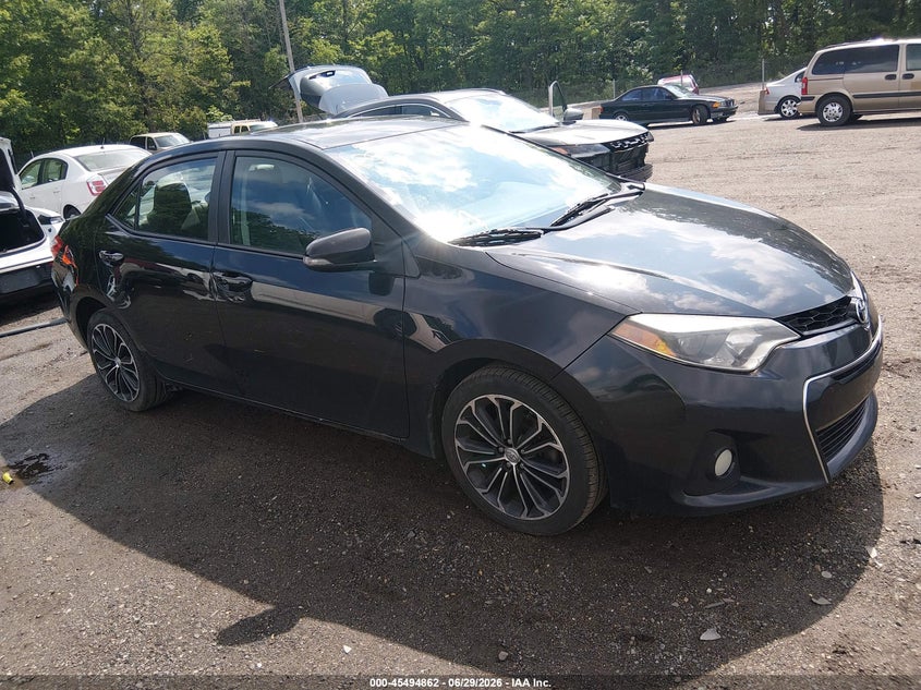 2016 Toyota Corolla VIN 2T1BURHE2GC554836 IAAI salvage auction — SIDE, Salvage - Greater Than 75% (Maryland), sold $1,900 on 2026-07-09 (photo 1)
