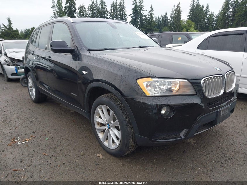 2013 BMW X3 VIN 5UXWX9C57D0A21985 IAAI salvage auction — NORMAL WEAR, Clear (Washington), sold $2,300 on 2026-07-15 (photo 1)