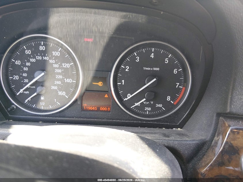 2009 BMW 3er VIN WBAPM77589NL86709 IAAI salvage auction — NORMAL WEAR, Clear (Nevada), sold $275 on 2026-07-24 (photo 7)