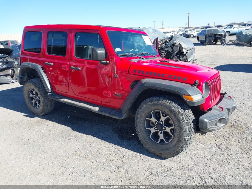 2018 Jeep Wrangler / VIN 1C4HJXFG9JW244743 — IAAI salvage auction photo