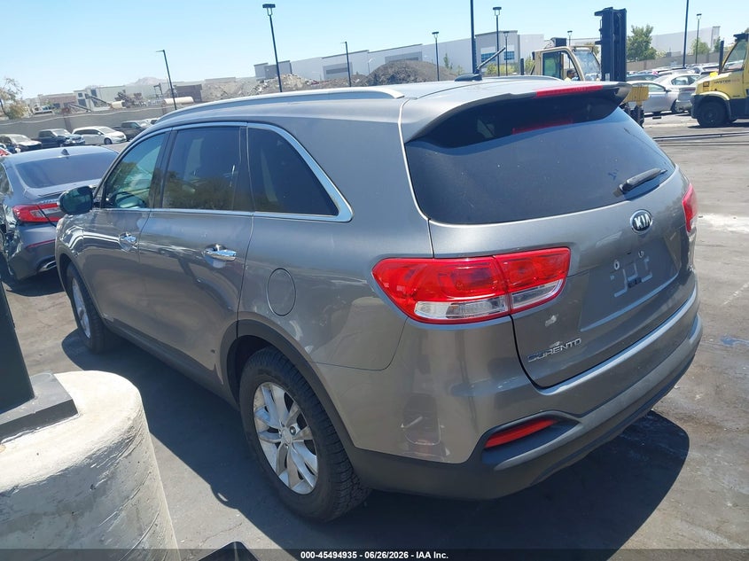 2017 Kia Sorento VIN 5XYPGDA57HG196083 IAAI salvage auction — LEFT FRONT, Salvage Certificate (California), sold $1,400 on 2026-07-17 (photo 3)