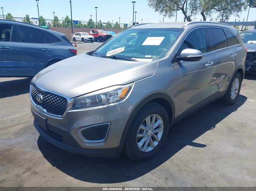 2017 Kia Sorento VIN 5XYPGDA57HG196083 IAAI salvage auction — LEFT FRONT, Salvage Certificate (California), sold $1,400 on 2026-07-17 (photo 6)