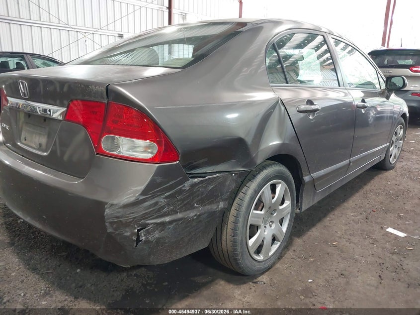 2009 Honda Civic VIN 2HGFA16549H530790 IAAI salvage auction — FRONT & REAR, Clear (Virginia), sold $2,300 on 2026-07-19 (photo 6)