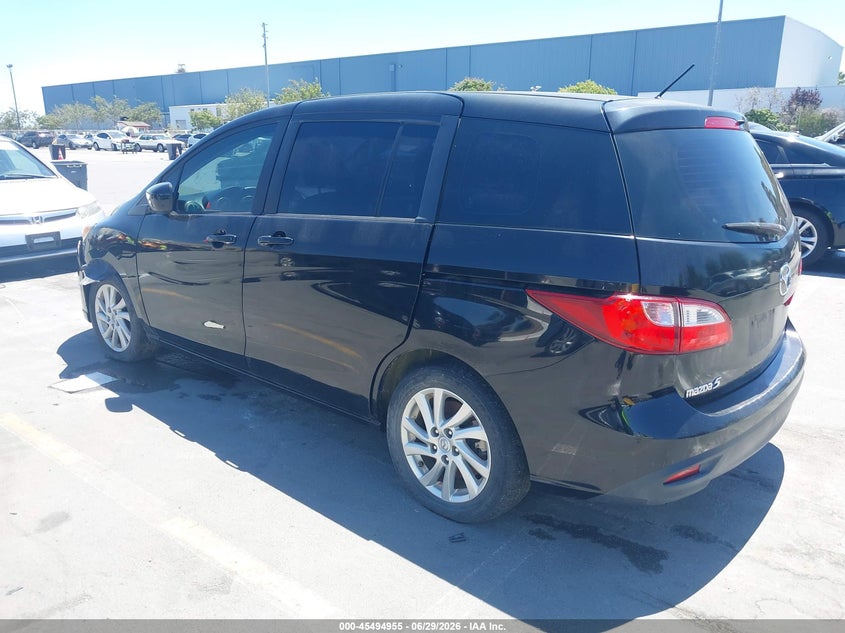 2012 Mazda 5 VIN JM1CW2BL7C0111082 IAAI salvage auction — NORMAL WEAR, App For Dup Clear (California), sold $325 on 2026-07-29 (photo 3)
