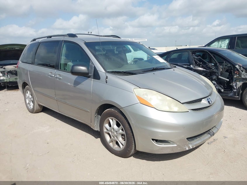 2006 Toyota Sienna VIN 5TDBA23C96S071033 IAAI salvage auction — NORMAL WEAR, Original (Texas), sold $775 on 2026-07-29 (photo 1)