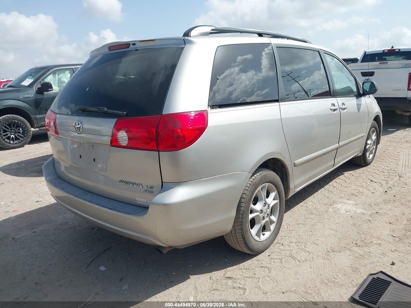 2006 Toyota Sienna VIN 5TDBA23C96S071033 IAAI salvage auction — NORMAL WEAR, Original (Texas), sold $775 on 2026-07-29 (photo 4)