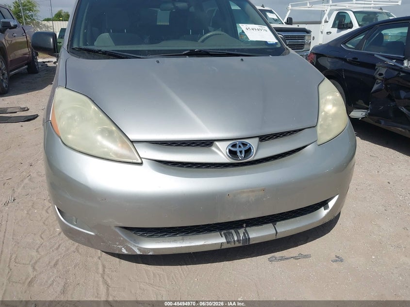 2006 Toyota Sienna VIN 5TDBA23C96S071033 IAAI salvage auction — NORMAL WEAR, Original (Texas), sold $775 on 2026-07-29 (photo 6)