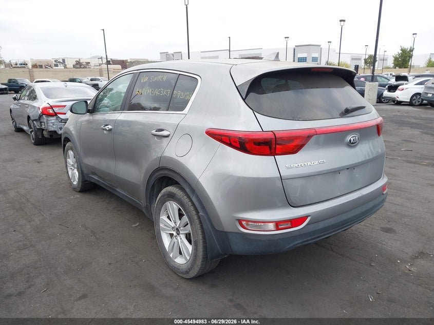 2019 Kia Sportage VIN KNDPM3AC3K7573126 IAAI salvage auction — THEFT, Salvage Title, sold $4,050 on 2026-07-17 (photo 3)
