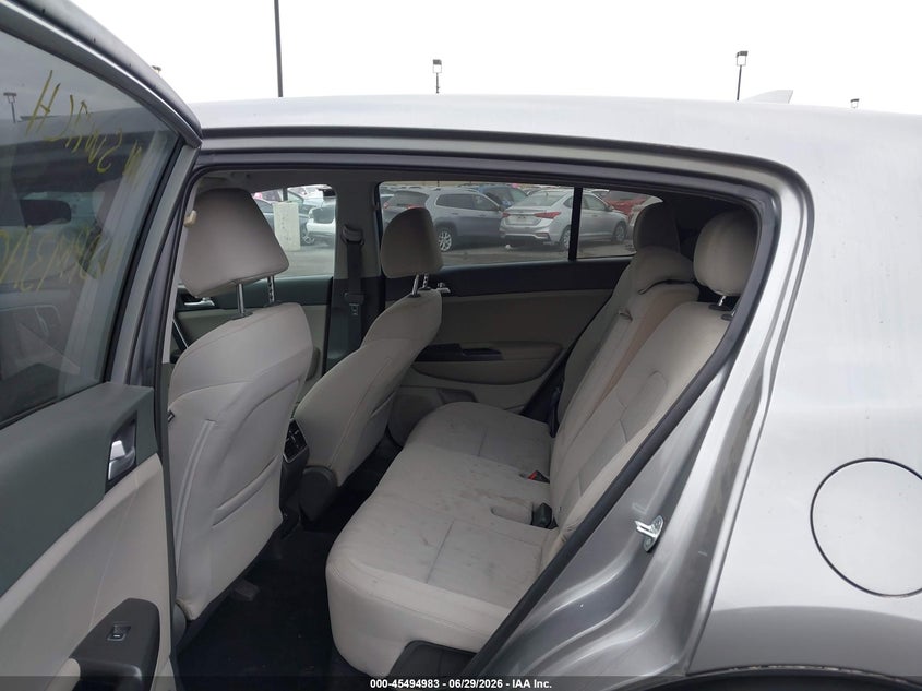 2019 Kia Sportage VIN KNDPM3AC3K7573126 IAAI salvage auction — THEFT, Salvage Title, sold $4,050 on 2026-07-17 (photo 8)