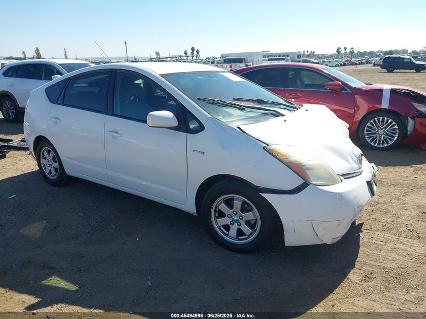 2008 Toyota Prius VIN JTDKB20U383414854 IAAI salvage auction — LEFT FRONT, Salvage (California), sold $600 on 2026-07-20 (photo 1)