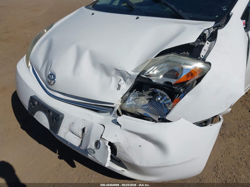 2008 Toyota Prius VIN JTDKB20U383414854 IAAI salvage auction — LEFT FRONT, Salvage (California), sold $600 on 2026-07-20 (photo 6)