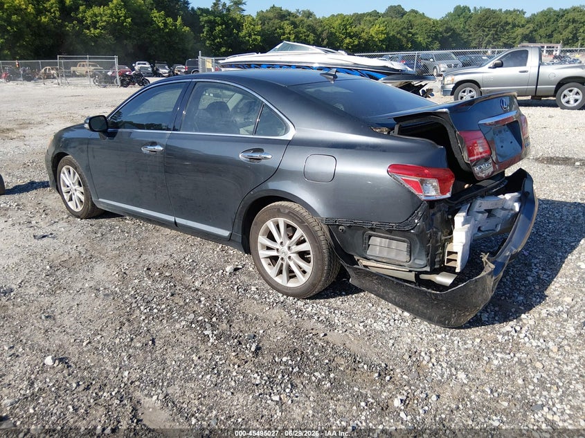 2010 Lexus Es 350 VIN JTHBK1EG7A2408501 IAAI salvage auction — REAR END, Salvage (Georgia), sold $1,650 on 2026-07-31 (photo 3)