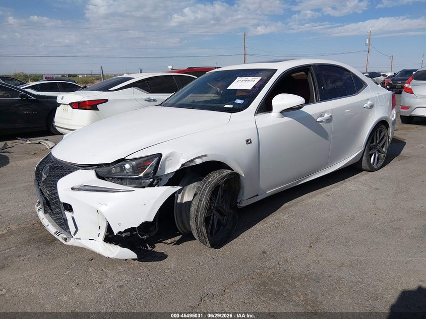 2019 Lexus Is VIN JTHBA1D21K5098449 IAAI salvage auction — LEFT FRONT, Original (Texas), sold $8,100 on 2026-08-30 (photo 2)