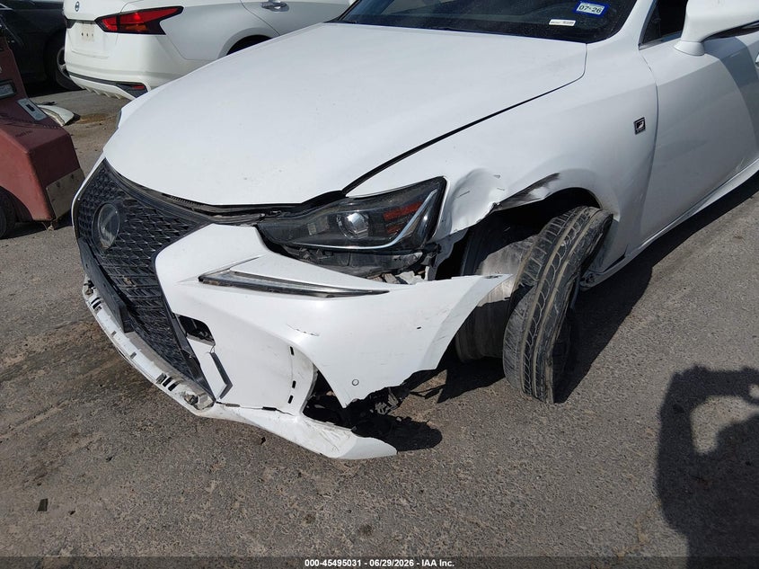 2019 Lexus Is VIN JTHBA1D21K5098449 IAAI salvage auction — LEFT FRONT, Original (Texas), sold $8,100 on 2026-08-30 (photo 6)