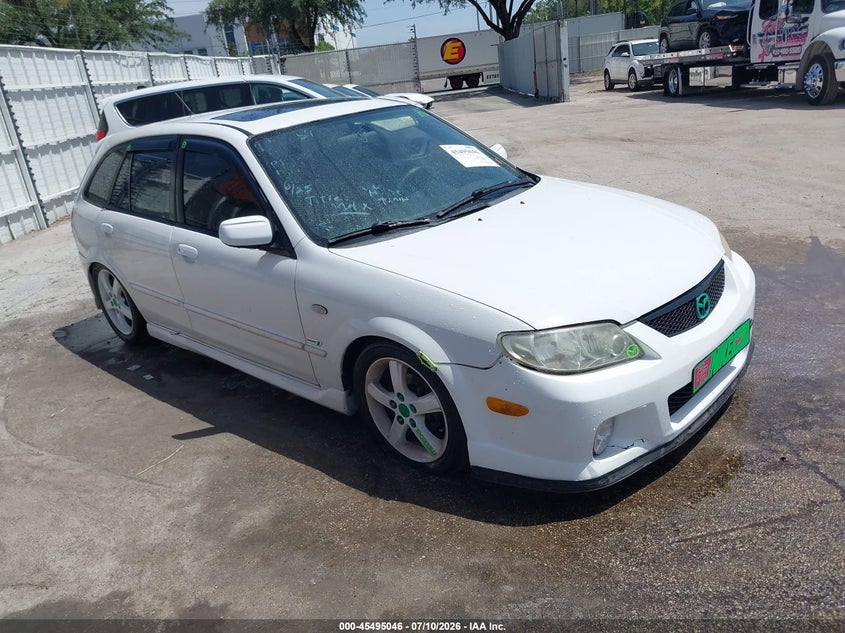 2003 Mazda Protege VIN JM1BJ246031186654 IAAI salvage auction — NORMAL WEAR, Clear (Florida), sold $25 on 2026-07-29 (photo 1)