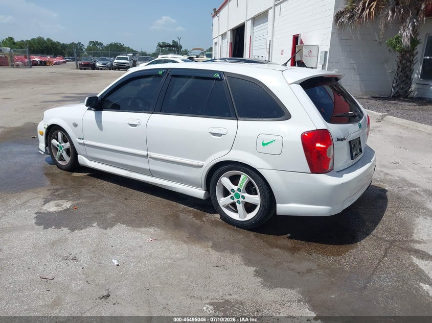 2003 Mazda Protege VIN JM1BJ246031186654 IAAI salvage auction — NORMAL WEAR, Clear (Florida), sold $25 on 2026-07-29 (photo 3)