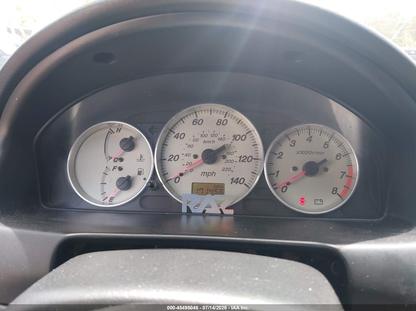 2003 Mazda Protege VIN JM1BJ246031186654 IAAI salvage auction — NORMAL WEAR, Clear (Florida), sold $25 on 2026-07-29 (photo 7)