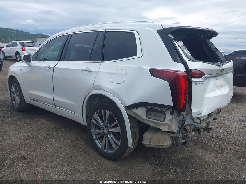 2020 Cadillac Xt6 VIN 1GYKPFRS8LZ187297 IAAI salvage auction — REAR END, Wait Title, sold $9,900 on 2026-08-22 (photo 3)
