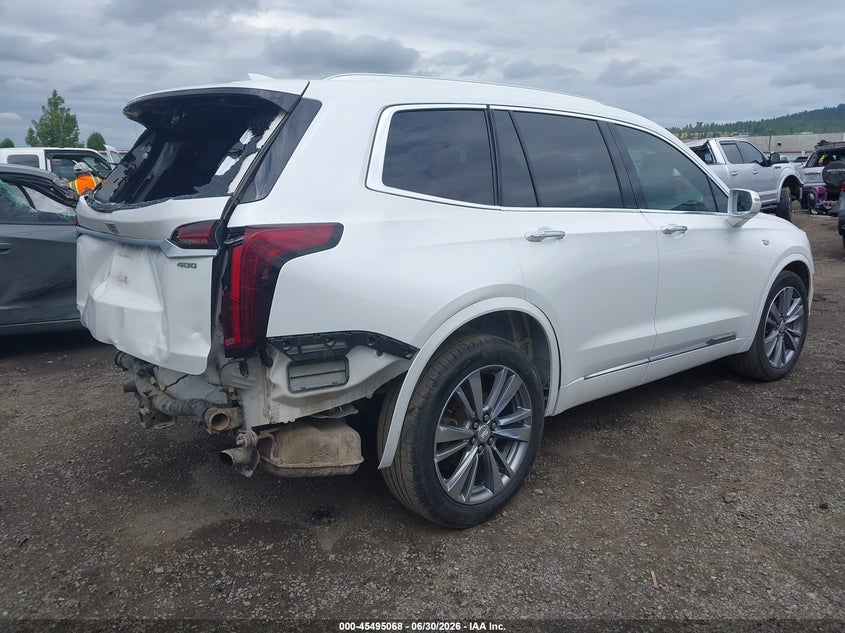 2020 Cadillac Xt6 VIN 1GYKPFRS8LZ187297 IAAI salvage auction — REAR END, Wait Title, sold $9,900 on 2026-08-22 (photo 4)