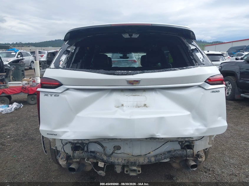 2020 Cadillac Xt6 VIN 1GYKPFRS8LZ187297 IAAI salvage auction — REAR END, Wait Title, sold $9,900 on 2026-08-22 (photo 6)