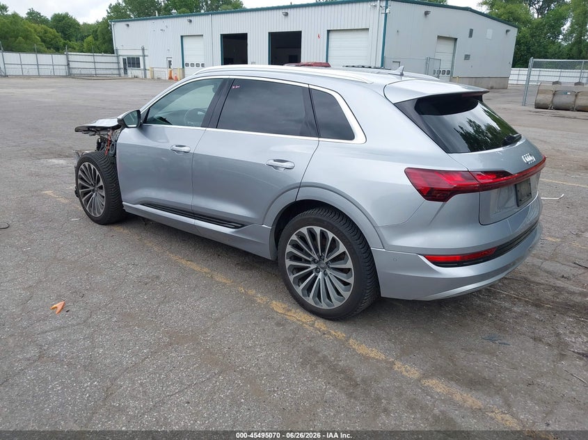 2019 Audi E-tron VIN WA1VAAGE6KB024895 IAAI salvage auction — LEFT FRONT, Clear (Michigan), sold $14,300 on 2026-07-15 (photo 3)