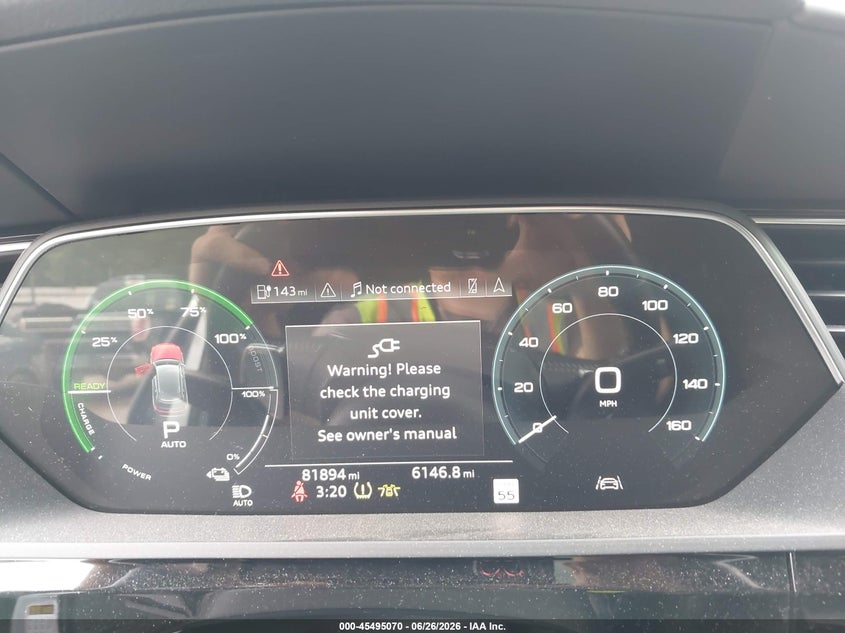 2019 Audi E-tron VIN WA1VAAGE6KB024895 IAAI salvage auction — LEFT FRONT, Clear (Michigan), sold $14,300 on 2026-07-15 (photo 7)