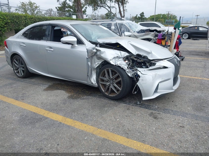 2015 Lexus Is VIN JTHBE1D24F5016529 IAAI salvage auction — RIGHT FRONT, Salvage (California), sold $1,950 on 2026-07-28 (photo 6)