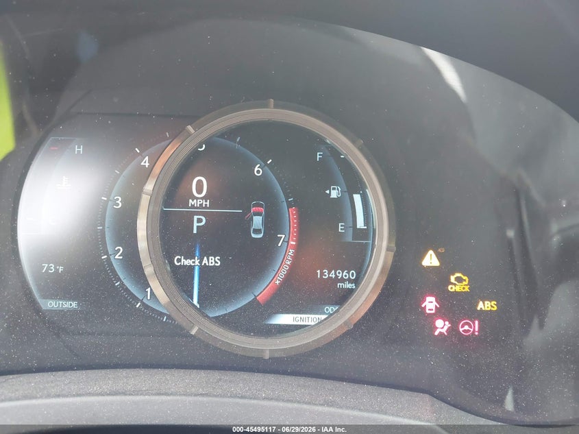 2015 Lexus Is VIN JTHBE1D24F5016529 IAAI salvage auction — RIGHT FRONT, Salvage (California), sold $1,950 on 2026-07-28 (photo 7)