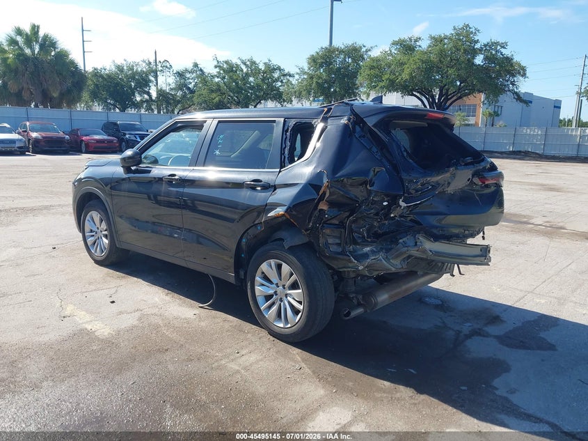 2025 Mitsubishi Outlander VIN JA4J3UA84SZ021675 IAAI salvage auction — REAR END, Clear (Colorado), sold $4,325 on 2026-07-29 (photo 3)