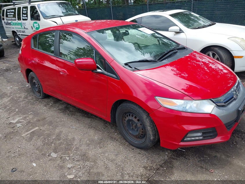 2012 Honda Insight VIN JHMZE2H33CS006207 IAAI salvage auction — NORMAL WEAR, Clear (Virginia), sold $1,250 on 2026-07-09 (photo 1)