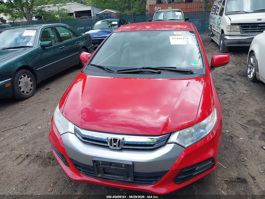 2012 Honda Insight VIN JHMZE2H33CS006207 IAAI salvage auction — NORMAL WEAR, Clear (Virginia), sold $1,250 on 2026-07-09 (photo 6)