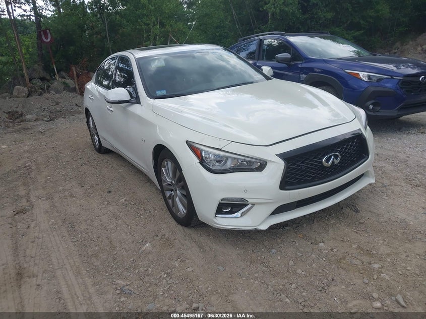 2021 Infiniti Q50 VIN JN1EV7CP8MM706191 IAAI salvage auction — UNDERCARRIAGE, Salvage (Idaho), sold $2,900 on 2026-07-28 (photo 1)