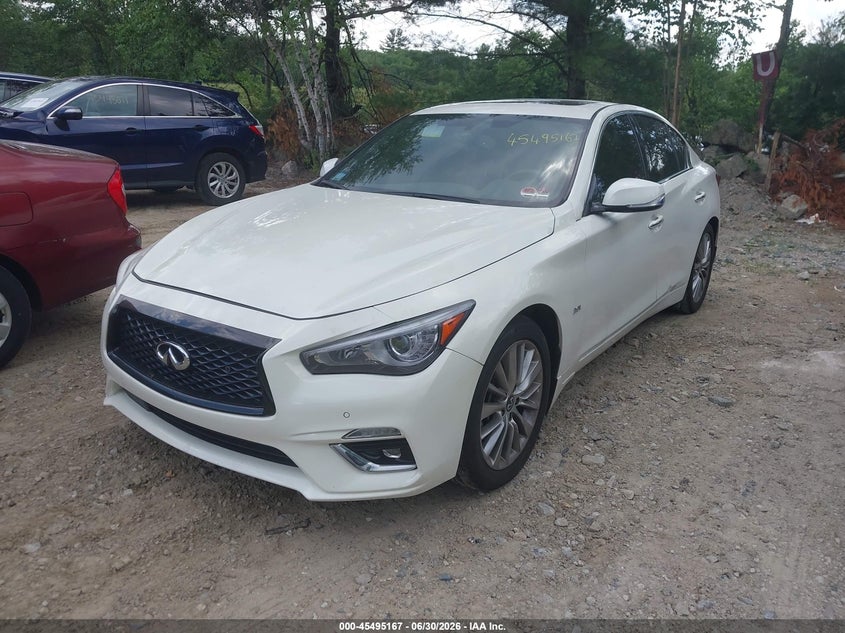 2021 Infiniti Q50 VIN JN1EV7CP8MM706191 IAAI salvage auction — UNDERCARRIAGE, Salvage (Idaho), sold $2,900 on 2026-07-28 (photo 2)