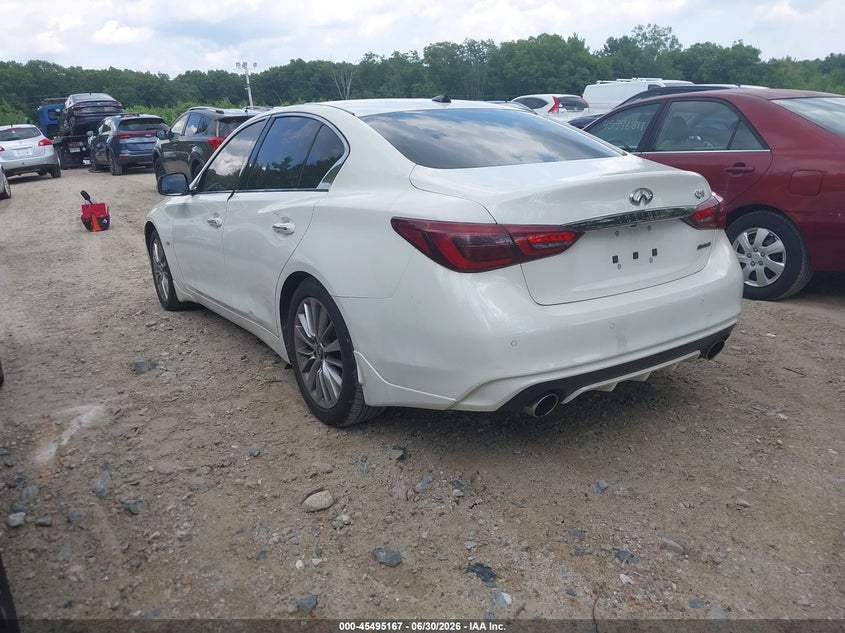 2021 Infiniti Q50 VIN JN1EV7CP8MM706191 IAAI salvage auction — UNDERCARRIAGE, Salvage (Idaho), sold $2,900 on 2026-07-28 (photo 3)