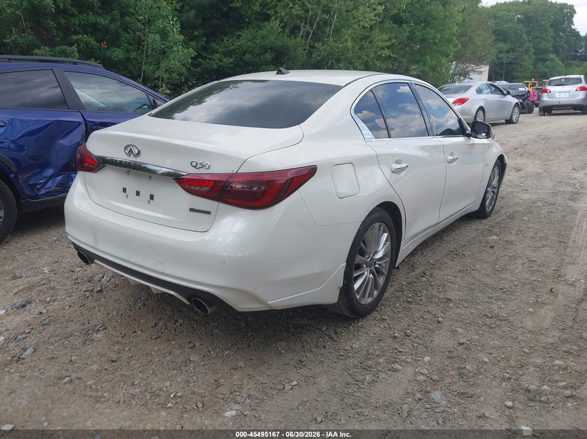 2021 Infiniti Q50 VIN JN1EV7CP8MM706191 IAAI salvage auction — UNDERCARRIAGE, Salvage (Idaho), sold $2,900 on 2026-07-28 (photo 4)