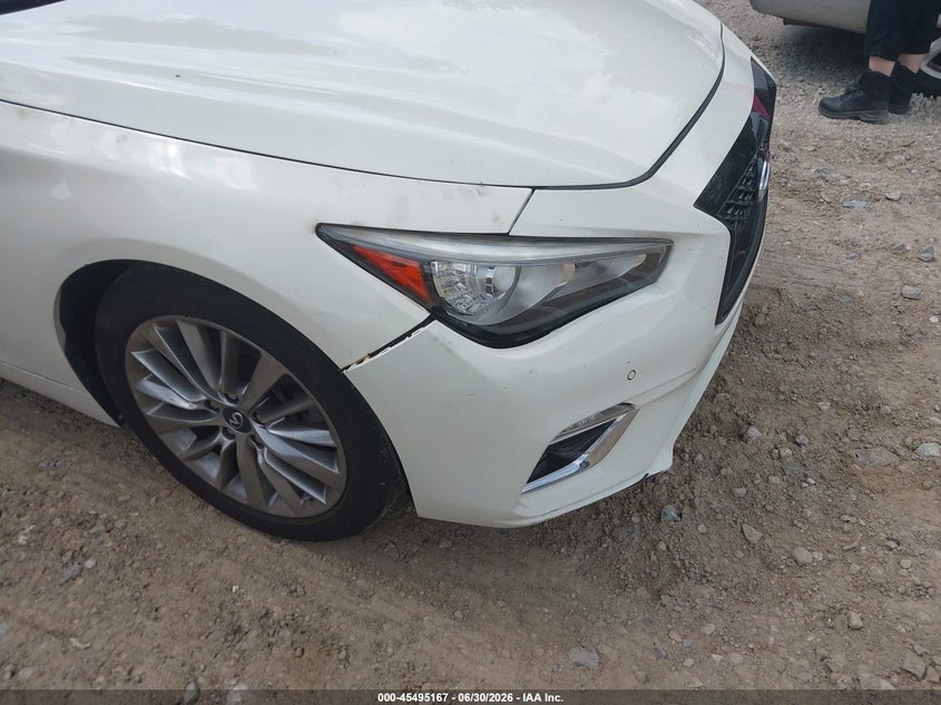 2021 Infiniti Q50 VIN JN1EV7CP8MM706191 IAAI salvage auction — UNDERCARRIAGE, Salvage (Idaho), sold $2,900 on 2026-07-28 (photo 6)