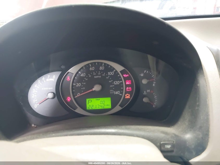 2005 Hyundai Tucson VIN KM8JM12B85U121674 IAAI salvage auction — NORMAL WEAR, Clear (Missouri), sold $550 on 2026-07-13 (photo 7)