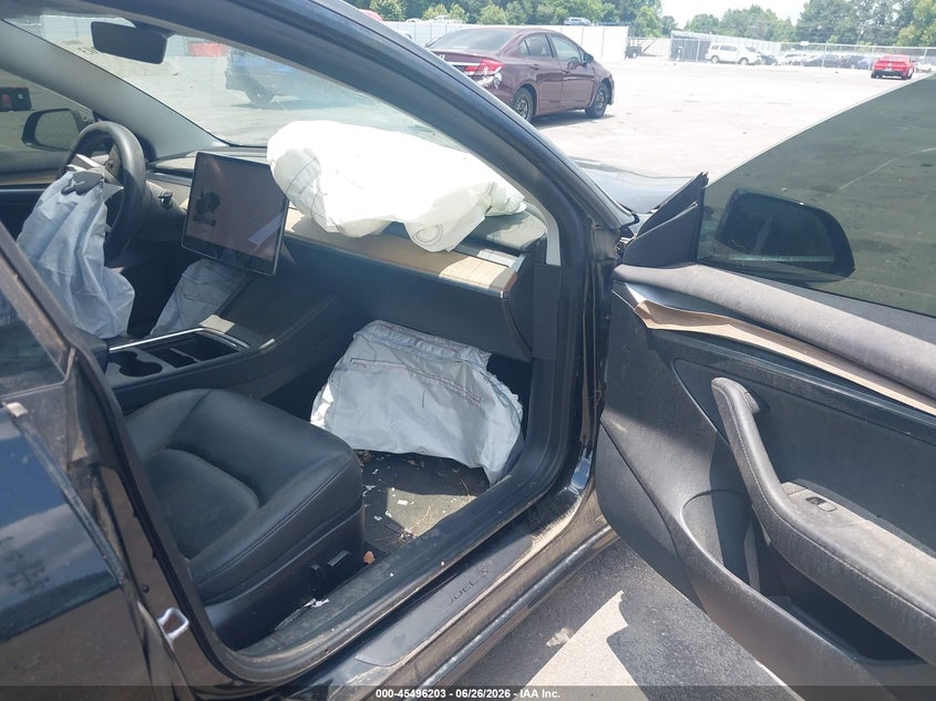 2022 Tesla Model 3 VIN 5YJ3E1EA8NF191309 IAAI salvage auction — FRONT END, Clear (Georgia), sold $4,100 on 2026-07-08 (photo 5)