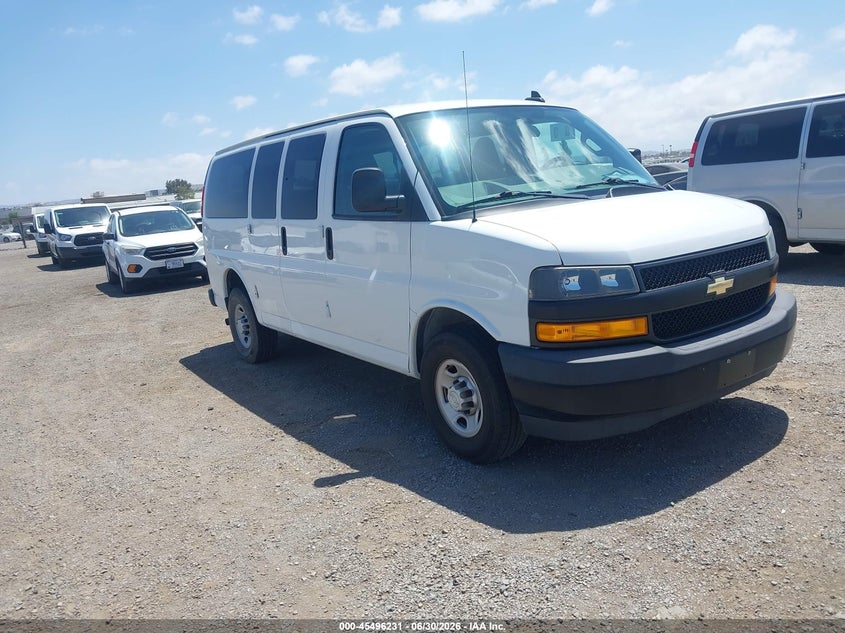 2019 Chevrolet Express 2500 VIN 1GAWGEFG7K1282361 IAAI salvage auction — REAR END, SF97 (California), sold $15,900 on 2026-08-25 (photo 1)