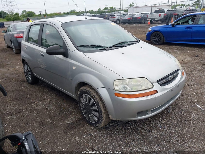 2007 Chevrolet Aveo VIN KL1TD66607B705239 IAAI salvage auction — REAR END, Salvage (Ohio), sold $275 on 2026-07-16 (photo 1)
