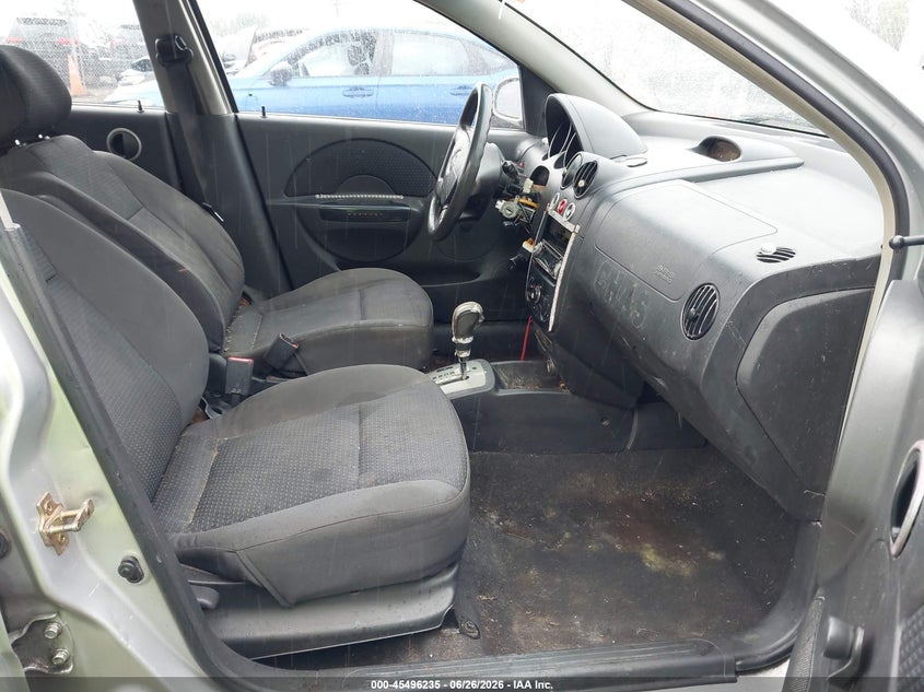 2007 Chevrolet Aveo VIN KL1TD66607B705239 IAAI salvage auction — REAR END, Salvage (Ohio), sold $275 on 2026-07-16 (photo 5)