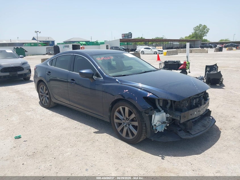 2018 Mazda 6 VIN JM1GL1VM6J1332334 IAAI salvage auction — FRONT END, Original (Texas), sold $4,400 on 2026-07-29 (photo 1)
