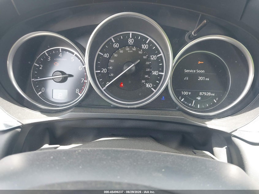 2018 Mazda 6 VIN JM1GL1VM6J1332334 IAAI salvage auction — FRONT END, Original (Texas), sold $4,400 on 2026-07-29 (photo 7)