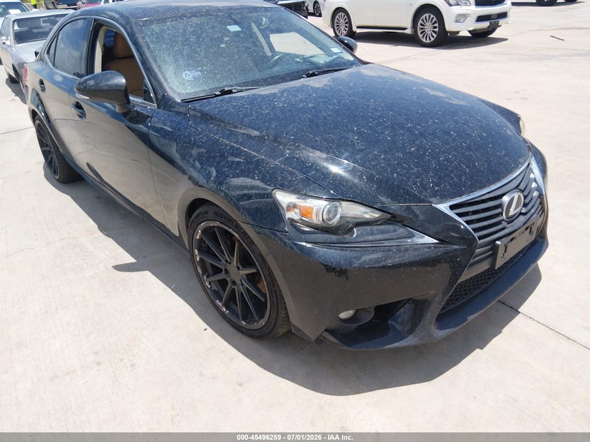 2015 Lexus Is VIN JTHBF1D27F5055970 IAAI salvage auction — REAR END, Salvage (Texas), sold $25 on 2026-07-17 (photo 1)