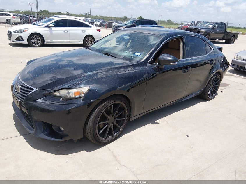 2015 Lexus Is VIN JTHBF1D27F5055970 IAAI salvage auction — REAR END, Salvage (Texas), sold $25 on 2026-07-17 (photo 2)
