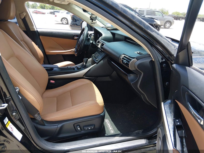 2015 Lexus Is VIN JTHBF1D27F5055970 IAAI salvage auction — REAR END, Salvage (Texas), sold $25 on 2026-07-17 (photo 5)