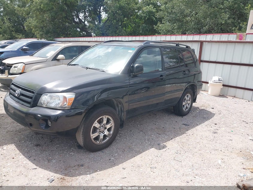 2005 Toyota Highlander VIN JTEGP21A950064568 IAAI salvage auction — NORMAL WEAR, Original (Texas), sold $700 on 2026-07-09 (photo 2)