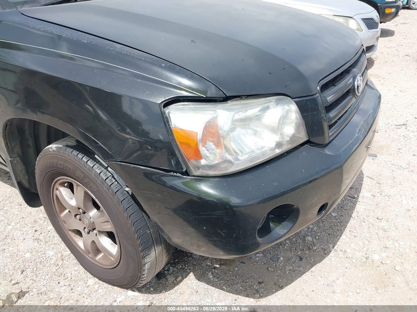 2005 Toyota Highlander VIN JTEGP21A950064568 IAAI salvage auction — NORMAL WEAR, Original (Texas), sold $700 on 2026-07-09 (photo 6)